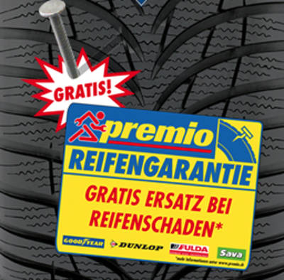Premio Reifengarantie von Garage Pneu-In AG Wimmis